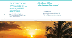 Desktop Screenshot of hawaiikaitoothdoctor.com